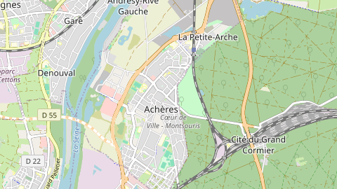 Carte de localisation de l'évènement