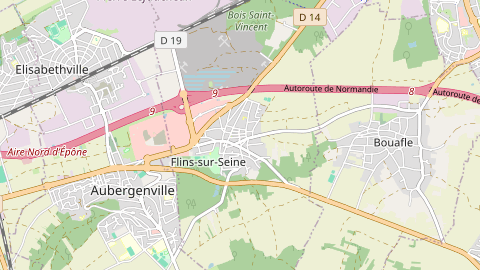 Carte de localisation de l'évènement