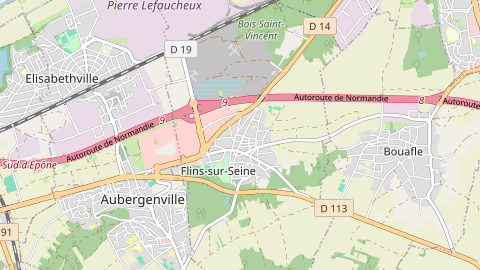 Carte de localisation de l'évènement