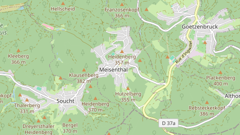 Carte de localisation de l'évènement