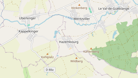 Carte de localisation de l'évènement