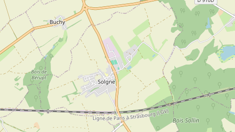 Carte de localisation de l'évènement