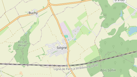 Carte de localisation de l'évènement