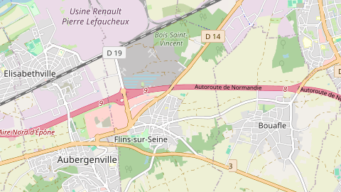 Carte de localisation de l'évènement