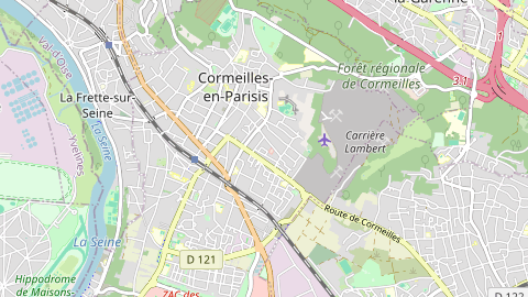 Carte de localisation de l'évènement