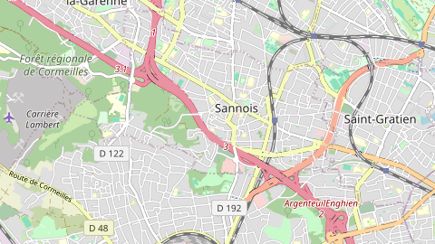 Carte de localisation de l'évènement