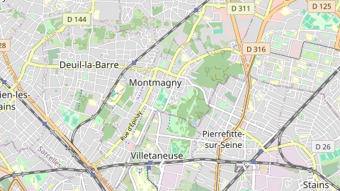 Carte de localisation de l'évènement