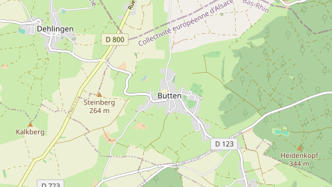 Carte de localisation de l'évènement