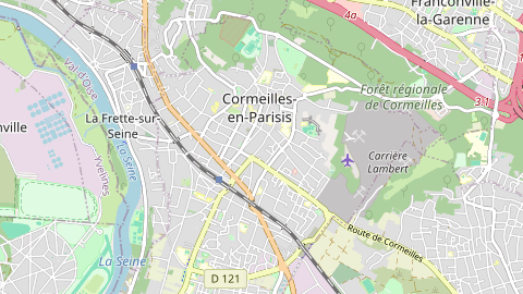 Carte de localisation de l'évènement