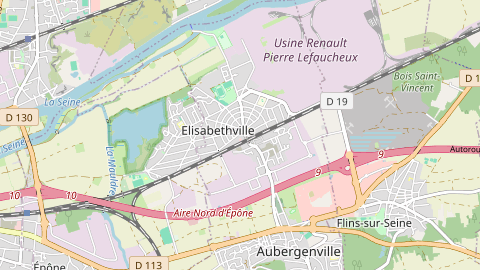 Carte de localisation de l'évènement