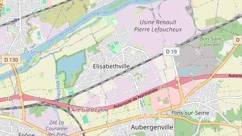 Carte de localisation de l'évènement