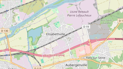 Carte de localisation de l'évènement