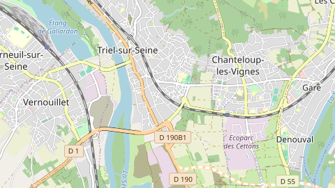 Carte de localisation de l'évènement