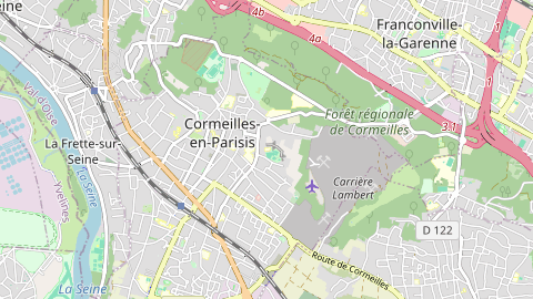 Carte de localisation de l'évènement