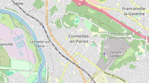 Carte de localisation de l'évènement