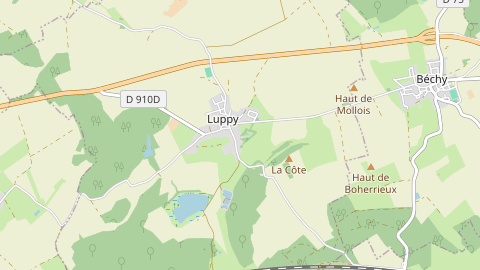 Carte de localisation de l'évènement