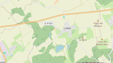 Carte de localisation de l'évènement