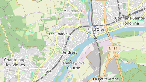 Carte de localisation de l'évènement