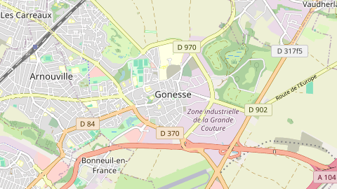 Carte de localisation de l'évènement