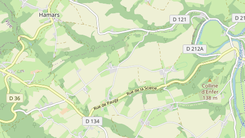 Carte de localisation de l'évènement