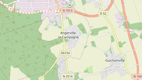 Carte de localisation de l'évènement