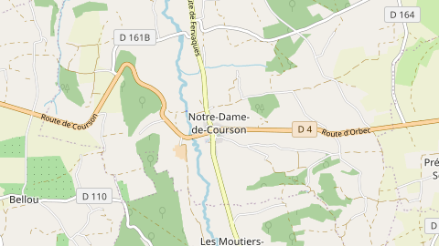 Carte de localisation de l'évènement