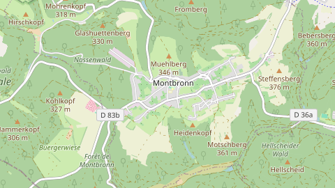 Carte de localisation de l'évènement