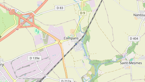 Carte de localisation de l'évènement