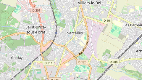 Carte de localisation de l'évènement