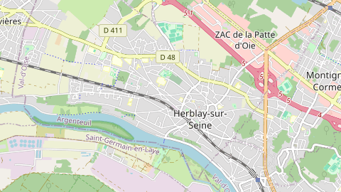 Carte de localisation de l'évènement