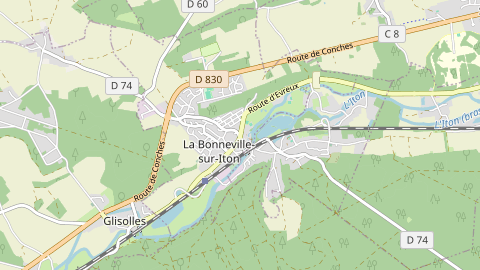 Carte de localisation de l'évènement