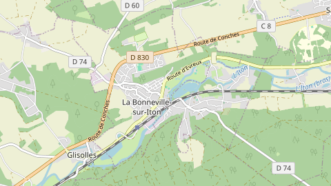 Carte de localisation de l'évènement