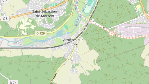 Carte de localisation de l'évènement