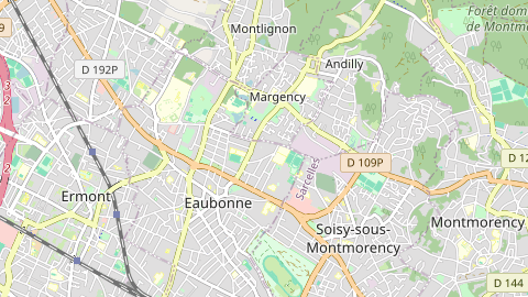 Carte de localisation de l'évènement