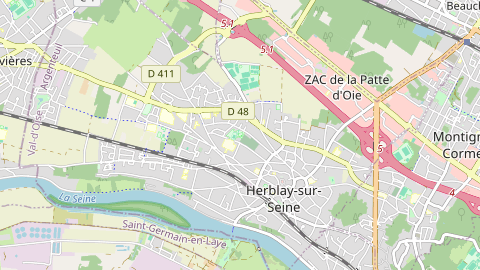Carte de localisation de l'évènement