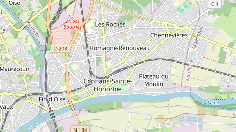Carte de localisation de l'évènement