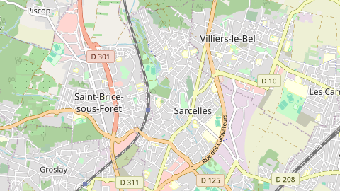 Carte de localisation de l'évènement