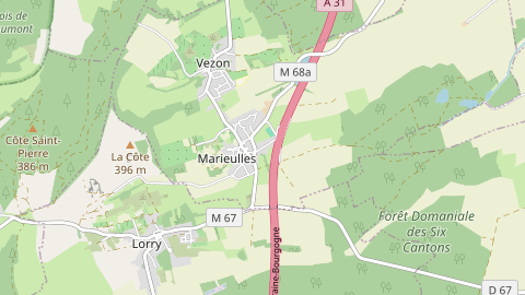 Carte de localisation de l'évènement