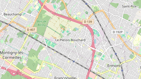 Carte de localisation de l'évènement