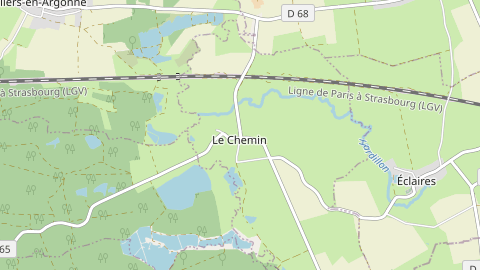 Carte de localisation de l'évènement