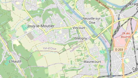Carte de localisation de l'évènement