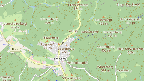 Carte de localisation de l'évènement