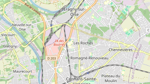 Carte de localisation de l'évènement