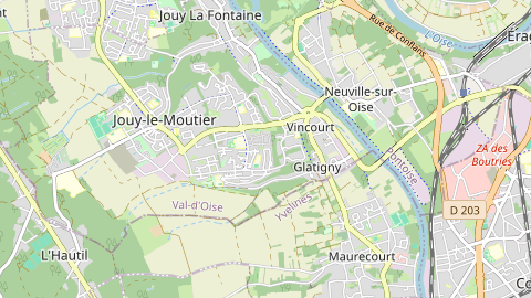 Carte de localisation de l'évènement