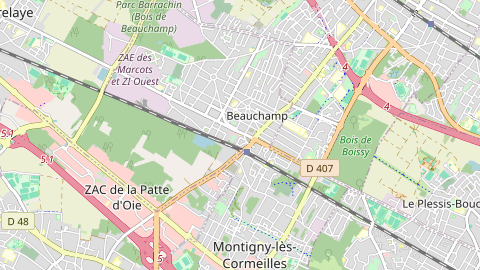 Carte de localisation de l'évènement