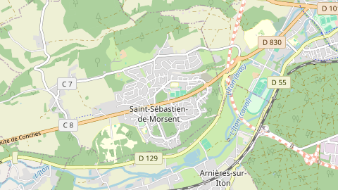 Carte de localisation de l'évènement