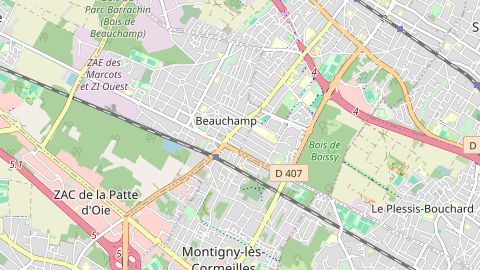 Carte de localisation de l'évènement