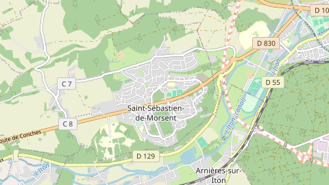 Carte de localisation de l'évènement
