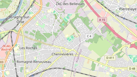 Carte de localisation de l'évènement