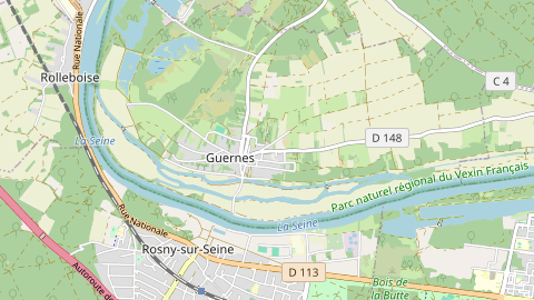 Carte de localisation de l'évènement